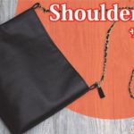 【100均DIY】合皮はぎれ・サコッシュの簡単な作り方／チェーンバッグ・ショルダーバッグ／Shoulder bag／sewing tutorial
