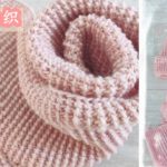 【钩针编织】简洁大方的围巾｜ 編み方 100均 ｜ crochet