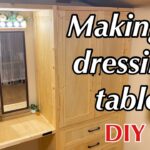 [DIY] Making a dressing table / 鏡裏収納と手元コンセントが便利なドレッサーを作る