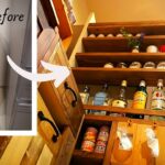 【DIY】キッチン隙間収納ラックの作り方。大容量！キャスター付き／Kitchen storage