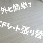 DIY  見習い初めてのCFシートの張り替え。