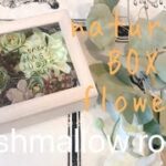 〈100均〉DIYボックスフラワーレッスン✨ナチュラルインテリアにもflowerbox interior