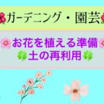 【ガーデニング】土の再利用　土ふるい　お花を植える準備　DIY初心者　掃除　片付け　整理　収納　ガーデニング　50代　ガーデニング編No.10 total No.76