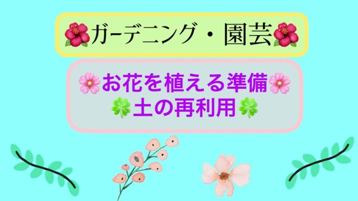 【ガーデニング】土の再利用　土ふるい　お花を植える準備　DIY初心者　掃除　片付け　整理　収納　ガーデニング　50代　ガーデニング編No.10 total No.76