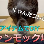 【DIY】100均で仕入れたもので十分なニャンモックが作れます