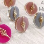 100均ジェルでマット×ゴールド♡秋レジンアクセサリー Mat x gold ♡ Make autumn resin accessories.diy handmade