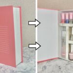 【100均DIY】マニキュアをオシャレに収納できる作り方！！いっぱいたまったマニキュアがキレイに整理整頓できる収納高見えBOX【DAISO】【収納DIY】#収納DIY#コスメ#リメイクシート#100均