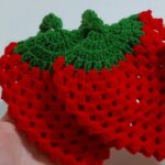 Amazing Beautiful 😍🍓Easy Crochet Strawberry Washcloth Pattern / DIY Crochet Kitchen Decor
