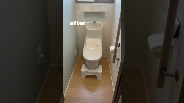 ニトリのウォールシェルフをトイレに取り付け🚽初のプチDIY？（笑）#ニトリ #ニトリ購入品 #diy #トイレ #収納