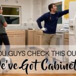 CABINET INSTALL || NEW CABINETS || DIY #shorts #diy #cabinet