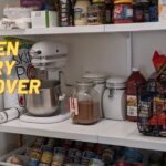 Kitchen Pantry DIY Redesign with Interior Sliding Barn Door using Container Store ELFA and IKEA
