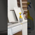 DIY| PAINTING CABINETS WITH BEYOND PAINT (Bright white)| kitchen edition #diy #kitchen #cabinet