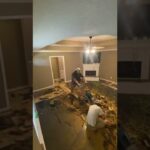 Hardwood demolition!!! #diy #satisfying #shorts