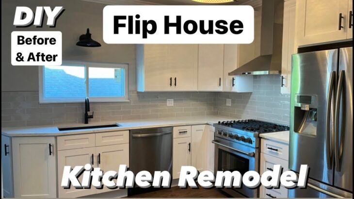 DIY Flip House Kitchen – Before & After Transition – HOW TO | 1st time flippers