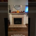 DIY Fireplace Update. Have a fireplace taking over your living room and not in a good way?
