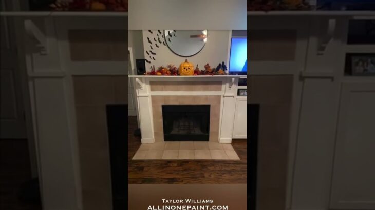 DIY Fireplace Update. Have a fireplace taking over your living room and not in a good way?