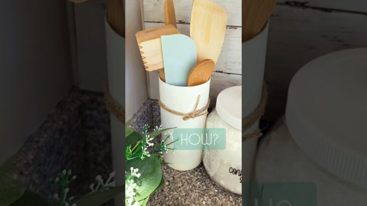 Kitchen Craft DIY | Before and After🍴Utensil Holder Smart Organization Hacks Space Saving Ideas