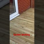 Garden Decking Construction 💯🤩 DIY installation landscape gardening