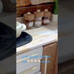 عمل مطبخ باربي/ diy miniature kitchen for doll/ كيف تصنع مطبخ صغير بنفسك
