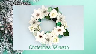 【100均DIY】クリスマスリースの作り方♪