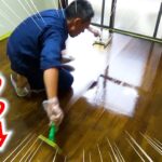 【フローリングが生き返る！ DIY 塗装】日焼けの色あせからのリペア｜色合わせと 水性カラーニスでペイントします