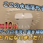 トイレタンクの手洗い場をピカピカにする！！水垢除去！#DIY　#掃除　#toilet