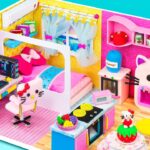 Satisfying Building Bedroom, Kitchen with Hello Kitty Furniture ❤️ DIY Miniature Cardboard House