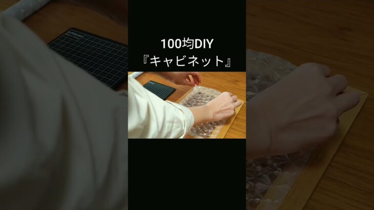 【100均DIY】ピンフックで取り付けられるキャビネット #shorts