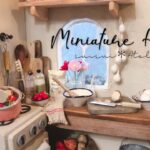 【DIY/miniature】100均の材料でミニチュアのキッチンを作る/室内編