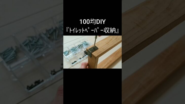 【100均DIY】ﾄｲﾚｯﾄﾍﾟｰﾊﾟｰ収納 #shorts