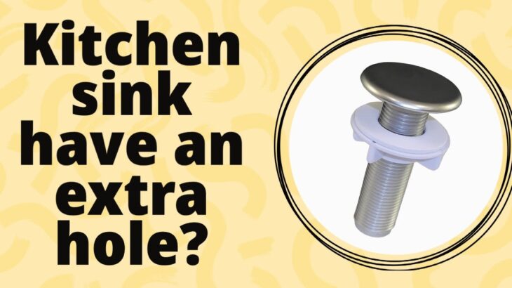 How to Cover the extra hole in a kitchen sink