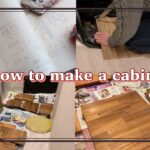 【How to make a cabinet #1】省スペースの玄関に収納を作る/DIY/チェスト/キャビネット/玄関収納/分譲マンション/夫婦二人暮らし/小鳥のいる暮らし