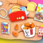 DIY tiny food and kitchen appliances for dolls