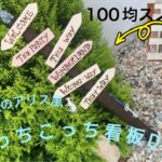 100均すのこで作る🐇🃏不思議の国のアリス風あっちこっち看板をDIY🕰🪧素人でも簡単にできた❣️