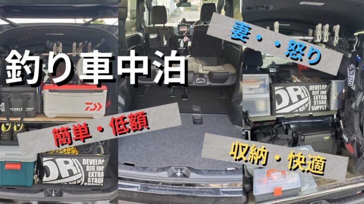 【釣り車】奥様怒り！物が積めない！収納抜群・簡単DIY！＃釣り車＃車中泊＃ヴォクシー