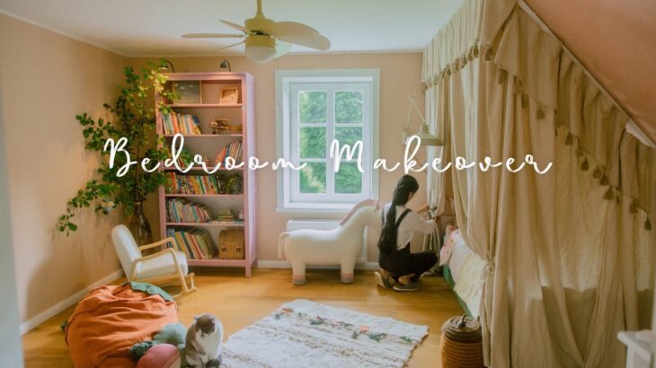 #107 DIY Kid Bedroom Makeover | Colorful Attic Room | Decoration Ideas