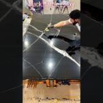 DIY Black Marble Epoxy Shower Walls🔥