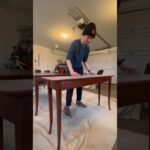 Rejuvenating an Old Dining Table #edit #trending #diy #kitchen #design #shorts #short #shortvideo