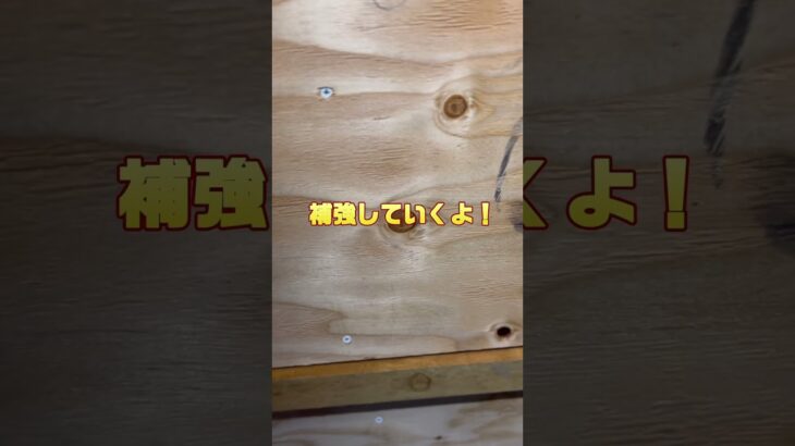 床のブカブカを補修した！#大工 #diy #リフォーム #リノベーション #フローリング #床下 #新築 #新築マイホーム #住宅