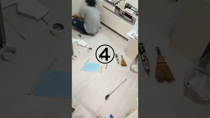 【DIY】フローリング貼り④