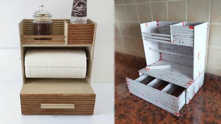It’s Necessary for Every Kitchen – Multi-Use Paper Towel Holder – DIY Kitchen Organizer