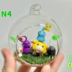 100均材料でピクミン4 オッチンのテラリウム作ってみた。 PIKMIN4 Oatchi Nintendo Switch terrarium Collection  DAISO 樹脂粘土