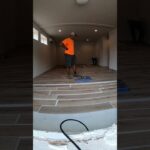 #timelapse of installing luxury vinyl plank #shorts #construction #buildingmaterials #diy