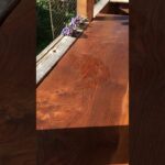 Виготовили стіл в стилі лофт з масиву горіха, DIY made a wooden table from walnut in a loft style