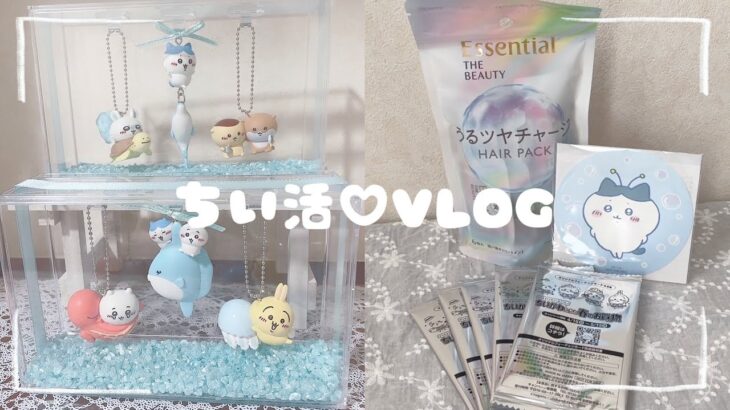 〔 ちい活❤︎vlog 〕購入品紹介🛍100均DIY✂┊ちいかわマツキヨコラボ & ちいかわ水族館