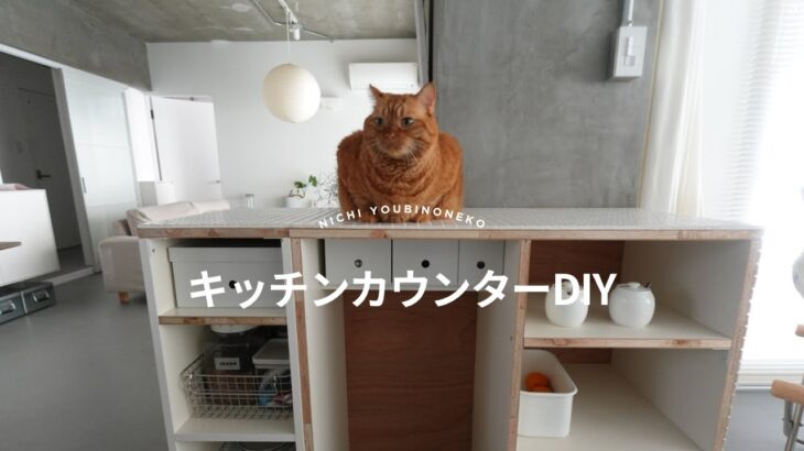 キッチンカウンターDIY、もう手放せない冬の必需品、最後におまけの動画あります【暮らしのvlog】