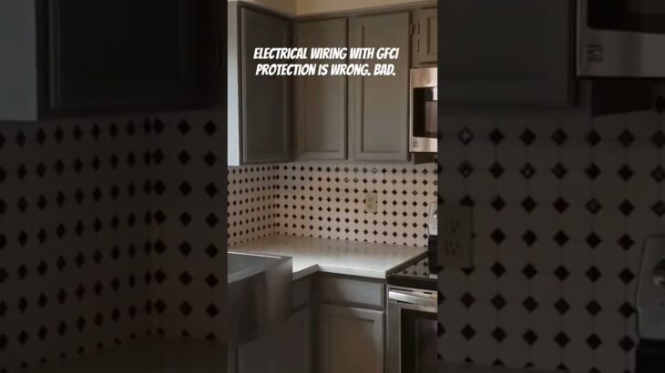 Electrical wiring in the kitchen is incorrect. Why? #construction #houseinspection #electrical #diy