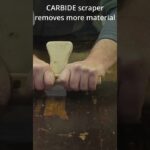 SCRAPER or Sander …..How & Why #woodworking #diy