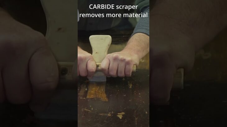 SCRAPER or Sander …..How & Why #woodworking #diy