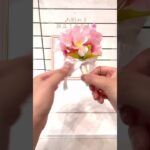 【100均DIY】卒業おめでとうございます❁⃘*.ﾟ桜の色紙にSakuraブーケを添えて贈りませんか｡:°ஐ..♡*旅立つ友へ♬.*ﾟ想い出を刻み込んで*°心に残る贈り物ﾟ･*:.｡❁DAISO